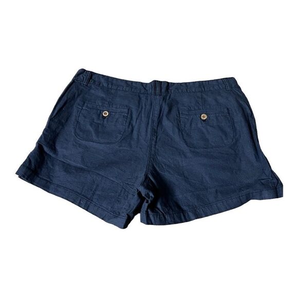 Tailor Vintage Women’s Blue Chino Casual Shorts Size 14 - Picture 2 of 7